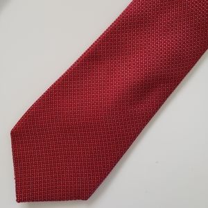 Charles Tyrwhitt red silk necktie excellent condition